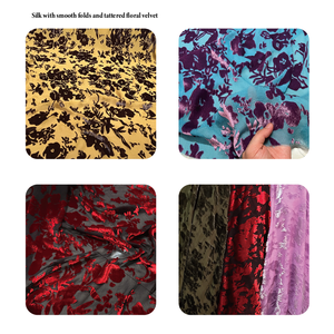 Tissu en crêpe <span class=keywords><strong>de</strong></span> <span class=keywords><strong>soie</strong></span> brodée 100% <span class=keywords><strong>soie</strong></span>, 12 m, peut être utilisé pour les robes, les hauts et les cheongsams en <span class=keywords><strong>soie</strong></span> - Product Image 4