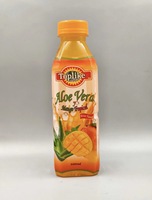 Usine OEM/ODM de jus d'aloe vera 500ml / Vente en gros de jus de fruits / Boisson saine à l'aloe vera et à la fraise