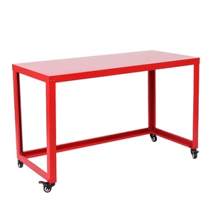 Máy Tính Xách Tay Bảng Thép Ống Máy Tính Xách Tay Đứng Pc Bàn Với Bánh Xe Khung Kim Loại Trên Bánh Xe - Product Image 1