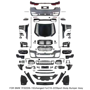 <span class=keywords><strong>PRECIO</strong></span> DE FÁBRICA conjunto de parachoques de Carrocería deportiva para <span class=keywords><strong>BMW</strong></span> 7F02 (09-15) modificado (19-22) <span class=keywords><strong>740i</strong></span> 18 modelo actualización 21 modelo - Product Image 2