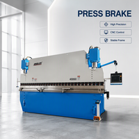 Presse plieuse hydraulique CNC entièrement automatique WC67K 400T, machine de pliage de tôles électro-hydraulique servo pour l'acier inoxydable et l'aluminium