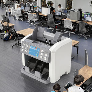 Compteur de billets automatique P100 de haute qualité avec détecteur <span class=keywords><strong>EUR</strong></span>/USD/LYD UV MG IR DD, machine de comptage d'argent de qualité professionnelle, trémie de 1500 pièces - Product Image 3