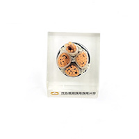 Cable eléctrico YJV Cable 0,6/1kv Conductor de cobre de bajo voltaje medio Material de aislamiento XLPE certificado