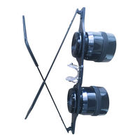 Binoculares Portátiles HD 3x34, Lentes Ultraligeras, Telescopios para Observación de Aves, Pesca, Conciertos de Ópera