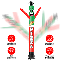 Wacky Wave Tube ManPizza Theme air Dancer Convient pour Outdoor Party Festival New Store Display sans ventilateur
