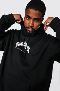 2021 Nuevas Ideas de productos Logotipo personalizado Certificado de alta calidad 100% Algodón Sudaderas con capucha de gran tamaño para hombres Patrón sólido - Product Image 5