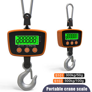 300gKg 500Kg Balance orange noire Crochet en alliage d'aluminium Balance de pesée numérique Balance suspendue - Product Image 5