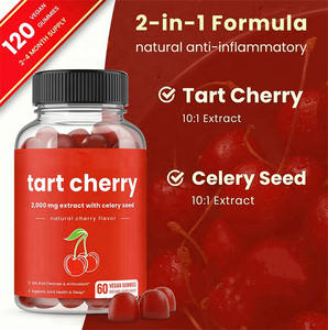 Gummies de vitamines à la cerise biologique sans sucre, marque privée OEM/ODM, bénéfiques pour la santé - Product Image 3