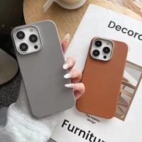Étui de téléphone portable en silicone TPU de couleur unie, luxueux, résistant aux chocs, style simple et fin pour iPhone 16 15 Pro Max 14 Plus 13 12 11 XR