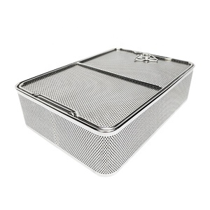 Mindray Equipment-Matching YX-1700 Round Stainless Steel Instrument <b>Sterilization</b> Basket for Kitchen Use - Product Image 4