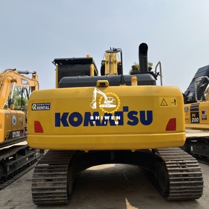 Excavatrice d'occasion de 20 tonnes Komatsu PC200-8 Excavatrice hydraulique à chenilles pour la construction et les travaux de terrassement komatsu PC160 PC200 PC210 PC220 - Product Image 3