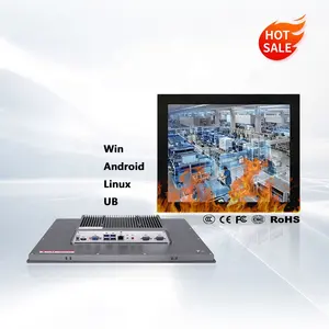 19 Inch J1900/J4105/J4125 Embedded/Muur Gemonteerd Industrieel Aanraakscherm Pc Multi-Touchscreen Alles In Één Tabletcomputer