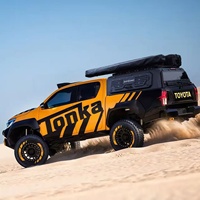 Capot rigide en acier pour camion, étanche, avec porte arrière et porte-bagages pour Toyota Hilux 2016 à 2025, 5 pieds, prix usine