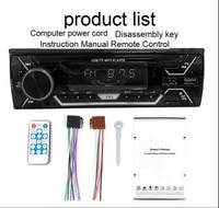Amplificador Estéreo Hi-Fi para Auto, Reproductor MP3 con USB/Transmisor FM, Control Remoto, Cable ISO y 1 Año de Garantía