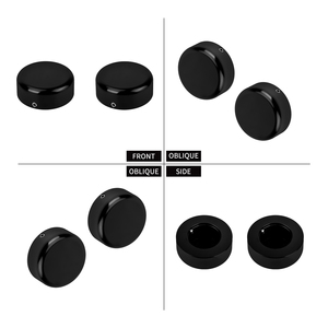 Cache-coupelles de fourche avant de <span class=keywords><strong>moto</strong></span> (2 pièces) en aluminium noir pour <span class=keywords><strong>Harley</strong></span> Sportster S RH1250S 2021-2025 - Product Image 4