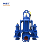 Pompe à boue submersible avec agitateur, pompe hydraulique de dragage de sable 6 pouces