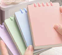 Carnet de notes Morandi A7 pour étudiants, reliure thermique, durable, rechargeable, avec pochette d'indexation, en PP, idéal comme journal ou cadeau
