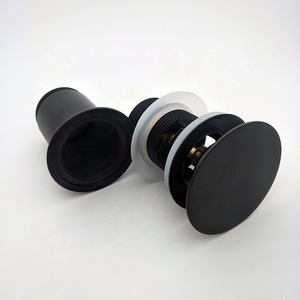 <span class=keywords><strong>Válvula</strong></span> de desecho de lavabo emergente de diseño moderno <span class=keywords><strong>Válvula</strong></span> de desecho de latón negro <span class=keywords><strong>Click</strong></span> <span class=keywords><strong>Clack</strong></span> cromada para uso doméstico - Product Image 3