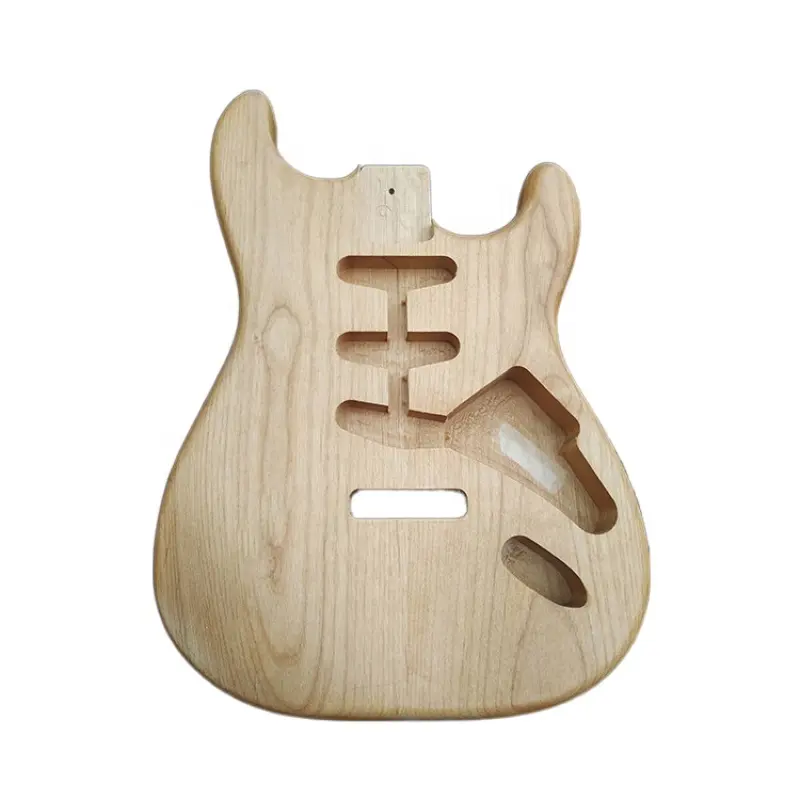 2 piece light weight unfinished alder wood st electric guitar body for wholesale st guitar body blank