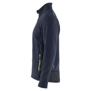 BLAKLADER-Veste micropolaire 476510108633M Bleu marine foncé/Jaune haute visibilité-EAN 7330509907764 HI-VIS WORKWEAR - Product Image 3