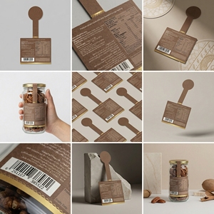 Etiqueta Adhesiva Personalizada de Vinilo Impermeable con Logotipo en Relieve, Impresión en Rollo, Etiqueta para Empaque de Condimentos, Laminación Brillante, Adhesivo para Especias y Alimentos - Product Image 2