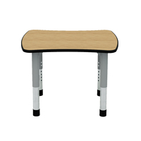 Bureau d'école moderne réglable en hauteur, mobilier scolaire, bureau d'apprentissage pour salle de classe avec chaise en plastique, table pour enfants