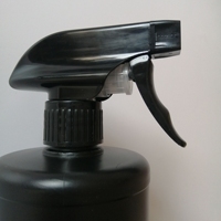 32oz 1000ml 1L HDPE plastique forme ronde noir mat lavage à la cire de voiture savon shampooing revitalisant déclencheur vaporisateur bouteille pour multi nettoyant