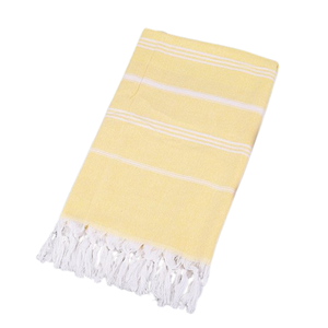 100% algodón reciclado Terry elegante Toalla de playa de secado rápido-suave y absorbente - Product Image 1