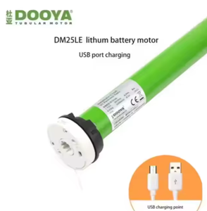 Persianas Eléctricas Inteligentes para el Hogar, <span class=keywords><strong>Tubo</strong></span> de Plástico Blanco de 38 mm, Horizontales, para Ventanas Octogonales, Certificación CE, USB Integrado, Batería de Litio - Product Image 5