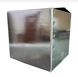 Cách điện Cooler thực phẩm carton với lớp phủ UV sóng lá nhôm dập nổi Matt cán cứng nhắc cho thuốc bao bì - Product Image 4