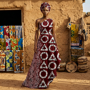 Tela de Felpa Coral con Estampado Africano Personalizado de Alta Calidad de Kenia, Tela Tradicional Holandesa Resistente a las Manchas para Niños, OEM ODM - Product Image 1