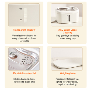 Distributeur automatique intelligent de Wifi par application <span class=keywords><strong>Fontaine</strong></span> à <span class=keywords><strong>eau</strong></span> personnalisée pour animaux de compagnie pour chats chiens cadeau - Product Image 5