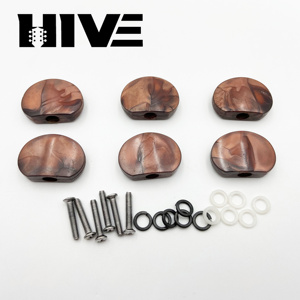 HIVE 多种款式 多种配色 6 件/套 塑料通用吉他旋钮帽 电吉他调音栓手柄配件 - Product Image 4