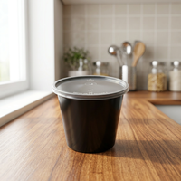 Conteneur Rond en Polypropylène Vierge Écologique de Qualité Alimentaire, Capacité 750 ML, Personnalisable pour Aliments en Conserve