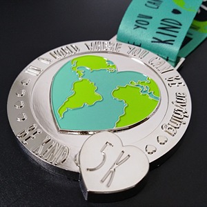 Médailles sportives Or Argent Bronze, logo en émail souple, impression UV, métal plaqué, <span class=keywords><strong>occasion</strong></span> Noël - Product Image 1