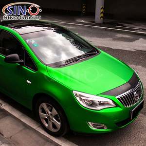 CM-08 1.52X18M Chrome Matte Orange Super Elastis Anti Kuning Film Pembungkus Mobil Pembungkus Tubuh Vinil - Product Image 4