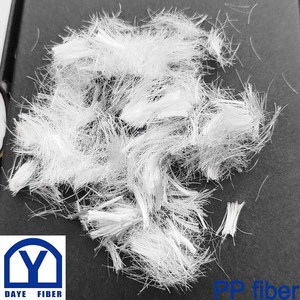 Agent de liant en fibre de polypropylène homopolymère PP de 9 mm, haute ténacité, microfibre de polypropylène PP de 6 mm de longueur pour béton, Shandong - Product Image 2