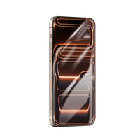 Protection des yeux Film hydrogel transparent souple à colle complète Bord en soie Filtre de protection d'écran anti-lumière rouge pour iPhone 16 17 Pro Max Plus