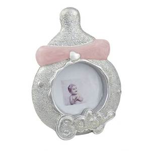 Marco de Fotos para Biberón de Bebé, 30 mm, Plástico Rosa - Product Image 1