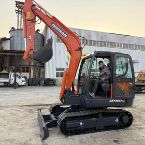 รถขุด DOOSAN DX60 DH60-7 DX220 DX225 มือสอง สภาพดี ของแท้ รถขุดตีนตะขาบมือสองสำหรับขาย - Product Image 1