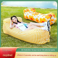 Fauteuil gonflable ergonomique premium à gonflage rapide avec sac de rangement pour le camping familial
