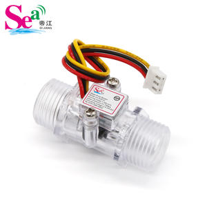 Capteur de débit d'eau à effet Hall S201C à 4 points G1/2 Débitmètre pour machines à café Purificateurs d'eau Distributeurs d'eau - Product Image 3