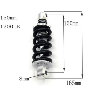 100MM 125MM 150MM 180MM 190MM 200MM Suspensión trasera para 47cc 49CC Minimoto ATV <span class=keywords><strong>Scooter</strong></span> eléctrico Mini bicicleta de bolsillo - Product Image 3