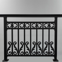Système de balustrade de balcon moderne en alliage d'aluminium pour intérieur, panneaux courbes et droits, hauteur réglable, clôture de sécurité, DIY, appartement, hôtel