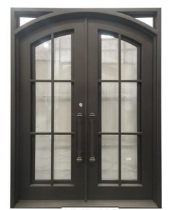 <span class=keywords><strong>Porta</strong></span> d'Ingresso di Lusso in Lega di Alluminio, Design Moderno, Doppia Entrata, Porte Esterne con Isolamento Termico <span class=keywords><strong>per</strong></span> Villa - Product Image 6