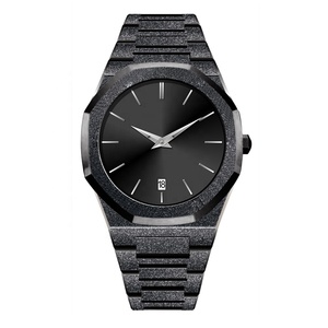 Orologio <span class=keywords><strong>da</strong></span> <span class=keywords><strong>Polso</strong></span> di Lusso <span class=keywords><strong>da</strong></span> Uomo Marchio di Punta con Logo Personalizzato Stile Business Movimento <span class=keywords><strong>al</strong></span> <span class=keywords><strong>Quarzo</strong></span> Giapponese Quadrante 42mm in Acciaio Inossidabile - Product Image 3