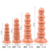 Plugs anaux souples et volumineux pour hommes, jouets sexuels pour adultes, perles de rocaille, produits BDSM pour le sexe anal