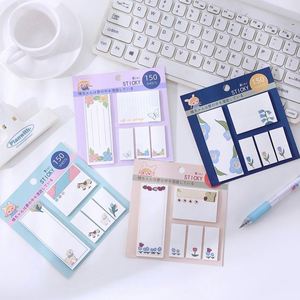 Juego de Notas Adhesivas Kawaii, Papelería Bonita al por Mayor, Bloc de Notas con Adhesivo Autoadhesivo para Material Escolar - Product Image 3
