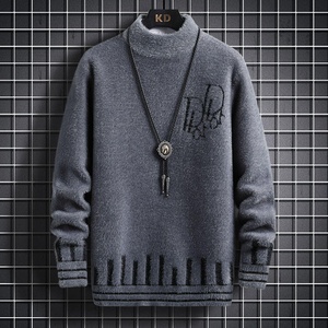 Wholesale <strong>Sweater</strong> Men Pullover <strong>Knit</strong> <strong>Sweater</strong> Men Casual Top Fashion Long Sleeve Shirts - Product Image 6