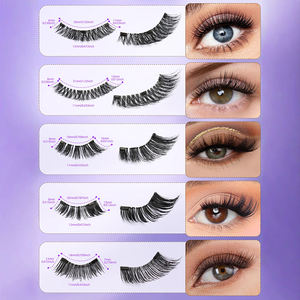 <span class=keywords><strong>Prix</strong></span> d'usine Cils magnétiques effet œil de chat naturel sans colle ni eye-<span class=keywords><strong>liner</strong></span>, vente en gros OEM, cils magnétiques synthétiques effet œil de renard - Product Image 2